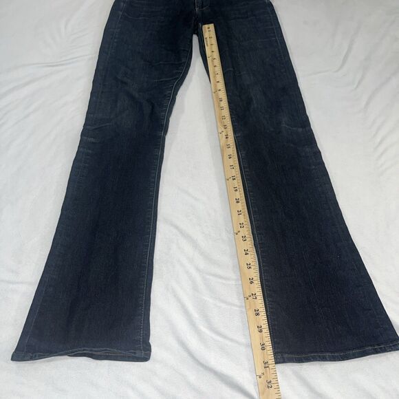 PAIGE Dark Blue Boot Cut Jeans - Picture 4 of 10